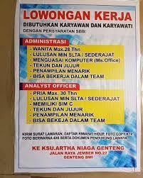 Krna manusia tidak pernah luput dri ksalahan. Lowongan Kerja Banyuwangi Facebook