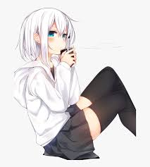 Due to her previous years competing as an aspiring professional figure skater, she has a. Transparent Kawaii Anime Png Cute Anime Girl With White Short Hair Png Download Transparent Png Image Pngitem
