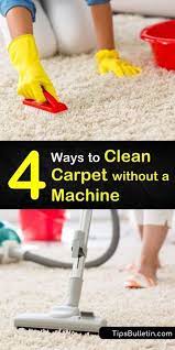 Let Us Show You How To Deep Clean Your Carpet Without Using A Vacuum Cleaner Or A Steam Clea How To Clean Carpet Carpet Cleaner Solution Cleaning Carpet Stains