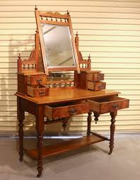 Drawer runners have been replaced, so drawers glide. Antique Tasmanian Huon Pine Dressing Table The Merchant Of Welby