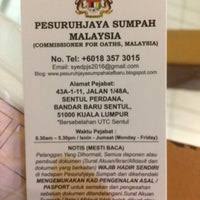 Pesuruhjaya sumpah bukan lah saksi pada sesuatu perjanjian atau akuan tetapi sumpah diangkat dihadapan pesuruhjaya sumpah. Pesuruhjaya Sumpah Utc Sentul Kuala Lumpur Wilayah Persekutuan Kl