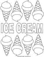I spent a lot of time in the car this past weekend, traveling from nyc to dc and back. Ice Cream Coloring Pages For Kids Summer