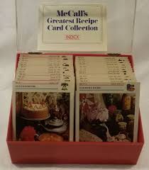 Mccall S Recipes Greatest Recipe Card Collection Vintage 1977 Red Box Canadian Version 576 Recipes Gift For Cook Recipe Cards Gifts For Cooks Great Recipes