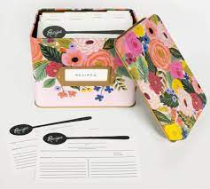 Check spelling or type a new query. Juliet Rose Tin Recipe Box Rezeptdose Online Shop Rifle Paper Co Deutschland Captain Card