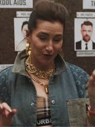 The Studio 2025 Kathryn Hahn Moon Print Denim Shacket