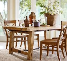 Benchwright Extending Table And Set Of 6 Aaron Chairs Medium Pottery Barn Dining Table Dining Table Extendable Dining Table