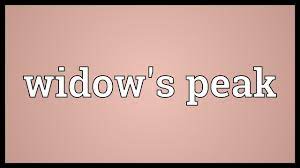 Folklore would have you believe that a widow's peak forecasts an early widowhood. Widow S Peak Meaning Youtube