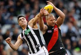 The pies and bombers clash in round 5. Brayden Maynard Dom Sheed Brayden Maynard Photos Zimbio
