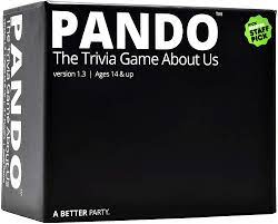 A few centuries ago, humans began to generate curiosity about the possibilities of what may exist outside the land they knew. Buy Pando The Party Game Where You Try To Answer Trivia Questions About Your Friends Or Family Online In Indonesia B07zbm9d53