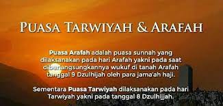 Istilah tarwiyah berasal dari kata tarawwa arab: Hijau Media Puasa Tarwiyah Dan Puasa Arafah Jumaat Dan Facebook