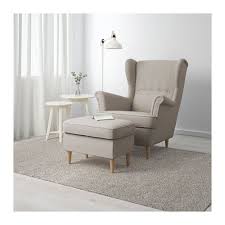 Strandmon Ottoman Skiftebo Yellow Ikea Apartment Furniture Ikea Strandmon Furniture
