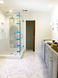 Master Bathroom Week 5 Construction Update Lighting Shower Fixtures Glass Dixie Delights