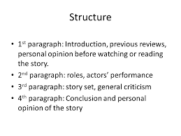 Guidelines For Quiz 3 Oral Presentation A Movie Review Ppt Download Follow the correct structure of the paper.