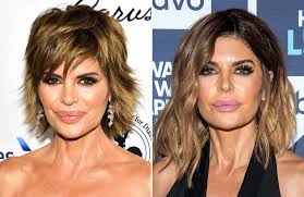 Lisa Rinna Looks Unrecognizable With Long Wavy Hair At Wwhl Appearance Lisa Rinna Haircut Headband Hair Extensions Lisa Rinna Wig