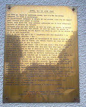 <br />il y a en alsace un camp de. Appel Du 18 Juin Wikipedia