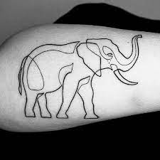 Cool Elephant Outline Tattoo Best Elephant Tattoos Cute Elephant Tattoo Designs And Cool Elephant Tattoos Simple Elephant Tattoo Small Inspirational Tattoos