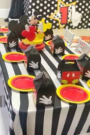 Mickey Mouse Birthday Party Ideas Photo 6 Of 11 In 2020 Mickey Mouse Birthday Party Mickey Mouse Parties Mickey Mouse 1st Birthday