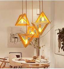 Arturest Art Wooden Decoration Pendant Light Solid Wood Etsy In 2021 Wood Pendant Light Wooden Pendant Lighting Hanging Pendant Lights
