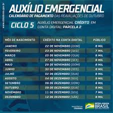 Maybe you would like to learn more about one of these? Calendario Atualizado Veja As Ultimas Datas Do Auxilio Emergencial
