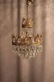 Antique Crystal Chandelier Avizeler Kristal Lamba