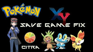 How To Fix Pokemon X And Y Save Game Data Citra Emulator 100 Savegame Game Data Pokemon X And Y Pokemon