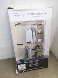 We did not find results for: Albrecht Auctions Mainstays Closet Organizer With Two Hanging Racks And Four Adjustable Shelves