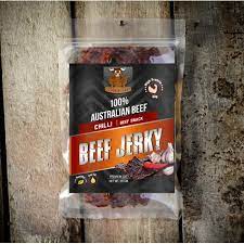Our cattle are raised on expansive australian pastures covered with native grasses. Outback Beef Jerky Chilli 50g Cut Bulk Bag 100 Australian Made Snack
