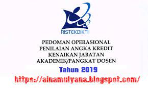  instrumen  sejak tahun 2018, telah dilakukan revisi instrumen penilaian persepsional. Pedoman Operasional Juknis Penilaian Angka Kredit Pak Dosen Tahun 2019 Pendidikan Kewarganegaraan Pendidikan Kewarganegaraan