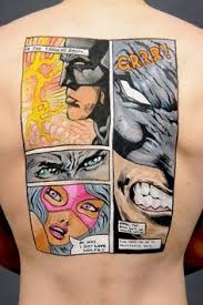 Back Batman Page Tattoo Comic Book Tattoo Art Tattoo Back Tattoo