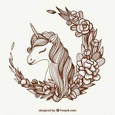 1,000+ vectors, stock photos & psd files. Free Vector Unicorn Illustration Background And Floral Wreath