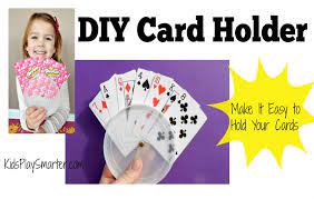 Sew across the top marked line, backstitching neatly at the start and end. Diy Card Holder Kids Play Smarter