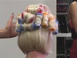 How To Put Your Hair In Hot Rollers Youtube Hot Rollers Hair Hair Rollers How To Curl Short Hair