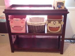 Olivia S Changing Table Made This Over A Couple Weeks Time Changing Table Baby Olivia Decor