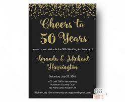Cheers To 50 Years Invitation 50th Anniversary Invitation Printable 50th Wedding Anniversary Invitations Anniversary Invitations Wedding Anniversary Photos