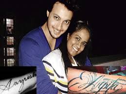 Arpita Khan And Beau Aayush Ink Each Other S Names Hindi Movie News Times Of India Save my name, email, and website in this browser for the next time i comment. arpita khan and beau aayush ink each