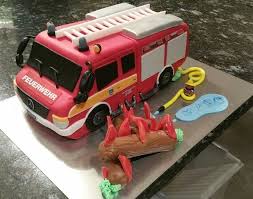 Feuerwehrauto Torte Feuerwehr Torte Feuerwehrauto Torte Kindergeburtstag