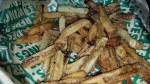 Completing the survey will give customers free fries and other discounts. These Wing Stop Fries Were Apparently Dipped In The Ocean With All The Salt They Have Shittyfoodporn