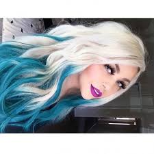 The few threads of highlights sparkle in the white background. 40 Blue Ombre Hair Ideas Hairstyles Update