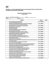 Image result for Geriatric Depression Scale
