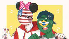 Gringa/americana explica porque está morando no brasil. 20 Ideias De Eua X Brazil Countryhumans Desenhos Hetalia Paises
