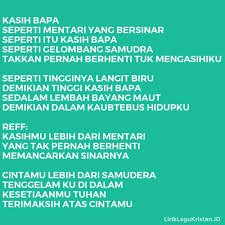 Doa pengakuan dosa katolik di rumah. Allah Itu Kasih Lirik Nasi