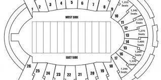 sun bowl stadium map sun bowl seating map texas usa