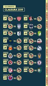 Всё о турнире чемпионат мексики по футболу: Club America Calendarios Para El Cl2019 Liga Mx Facebook