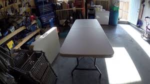 Costco 6 Foot Folding Table Review And Overview Youtube