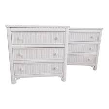Henry Link For Lexington Furniture Three Drawer Wicker Chests A Pair In 2020 Lexington Furniture Wicker Drawers