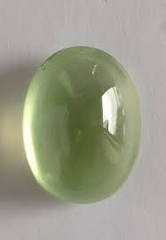 25 97 Carat Natural Prehnite Gemstone Free Shipping By Ritegems Light Green Gemstone Green Gemstones Gemstones