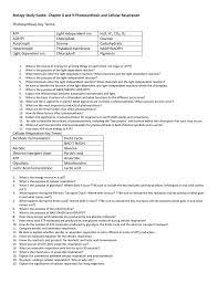 Zoology and botany are the study of animals and plants, respectively. Biology Study Guide Chapter 8 And 9