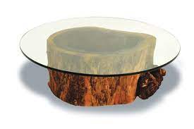 100w x 60d x 45cm h. Tree Trunk Coffee Table Glass Top Tree Trunk Coffee Table Round Glass Coffee Table Coffee Table Furniture Coffee Table Plans