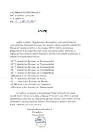 Instalarea unui sistem de supraveghere video in partile comune ale unui imobil cu destinatie de locuinta. Anunt Privind Igienizarea Subsolurilor Blocurilor PrimÄria Orasului Rovinari