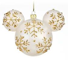 Overstock.com has been visited by 1m+ users in the past month Disney Holiday Ornament Mickey Ears Large White Gold Snowflakes Mickey Mouse Ornaments Disney Christmas Ornaments Disney Christmas Decorations